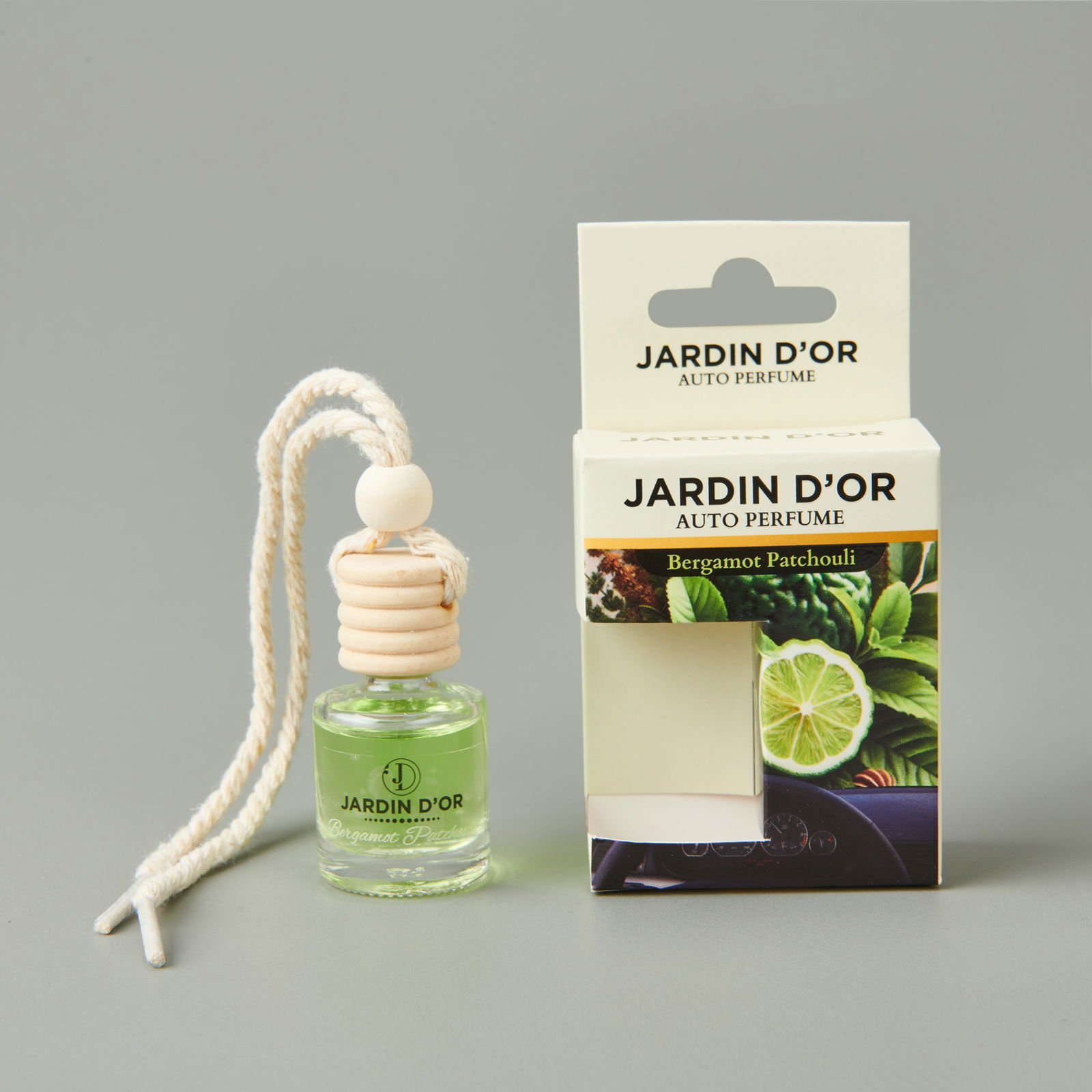 D'or Bergamot Paçuli Araba Kokusu - Şeffaf - 8 ml