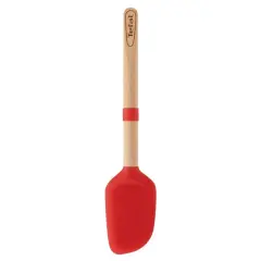 Ingenio Ahşap Silikon Spatula - Kırmızı - 32 cm