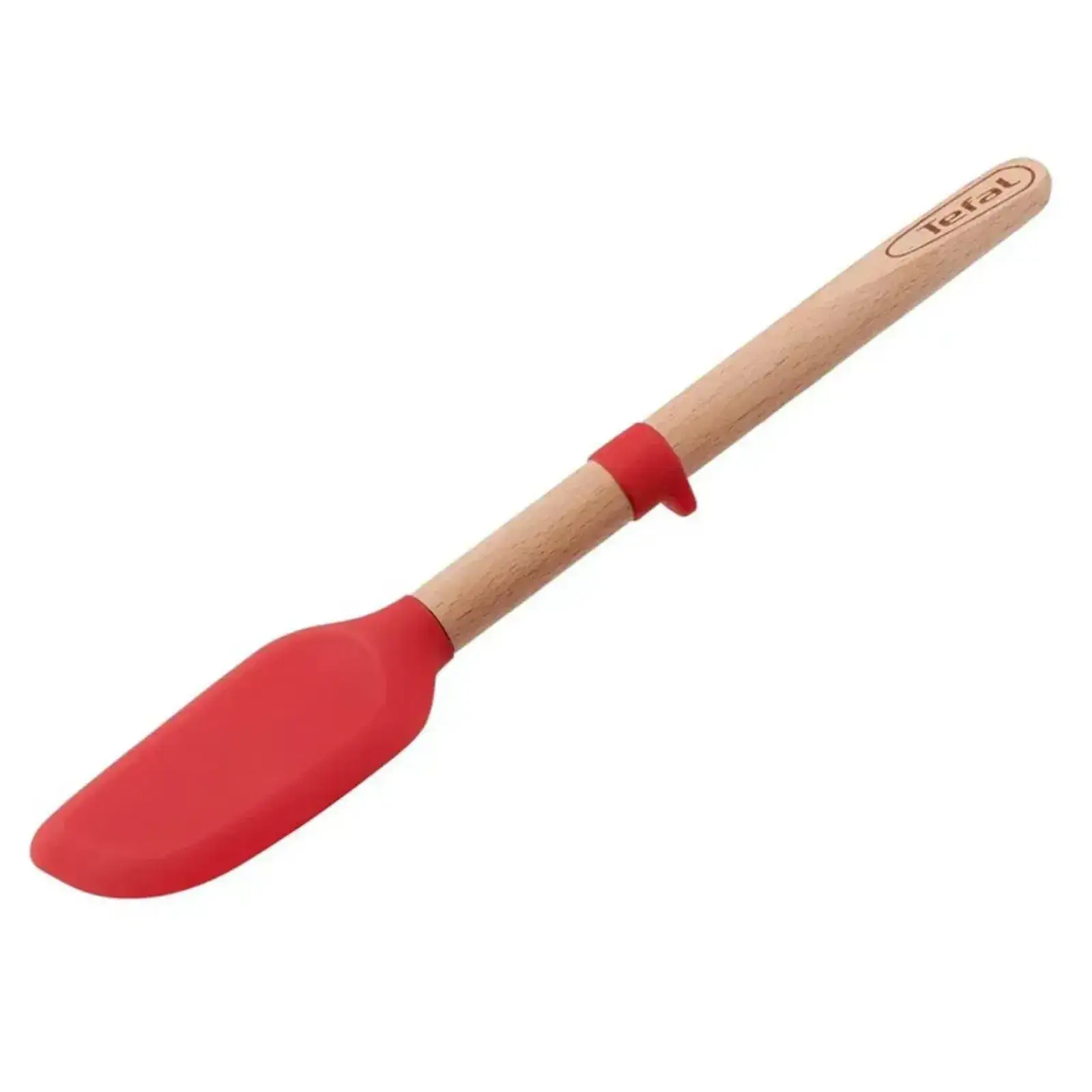 Ingenio Ahşap Silikon Spatula - Kırmızı - 32 cm