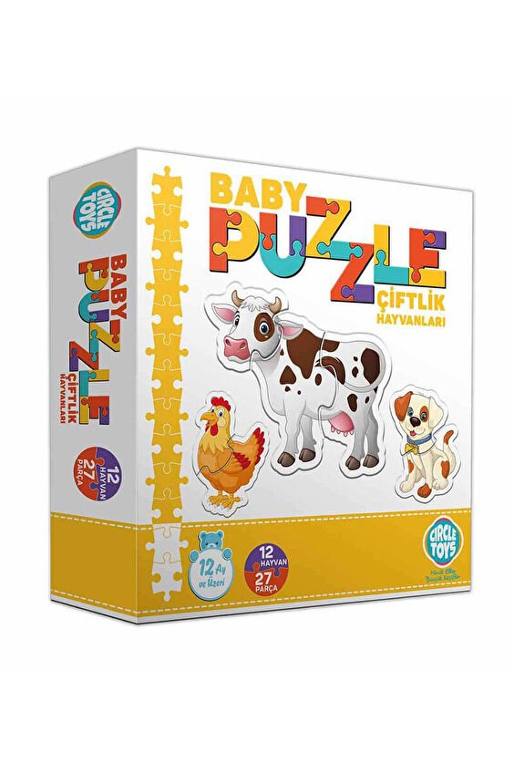 Baby Puzzle Çiftlik Hayvanları CRCL020
