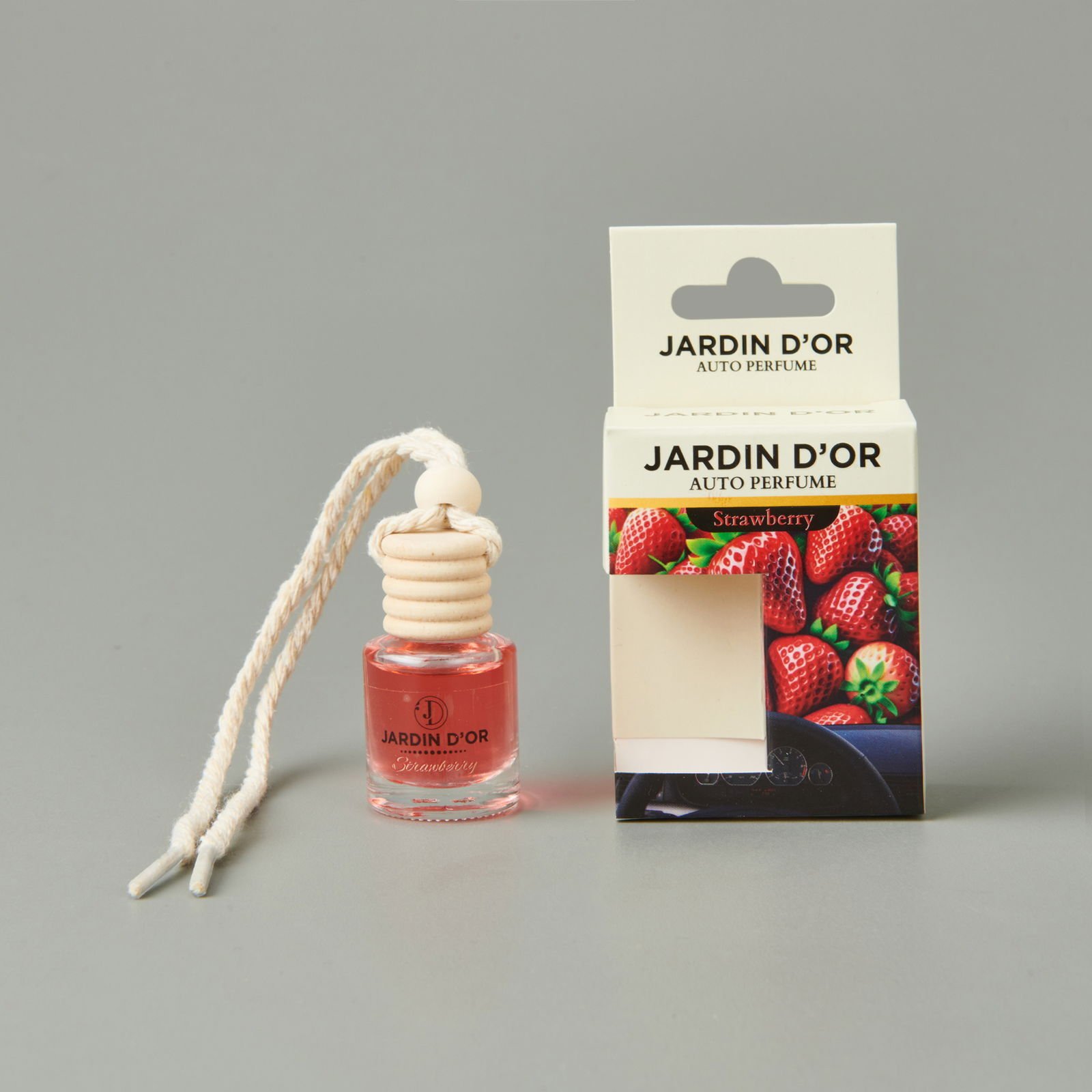 D'or Strawberry Araba Kokusu - Şeffaf - 8 ml