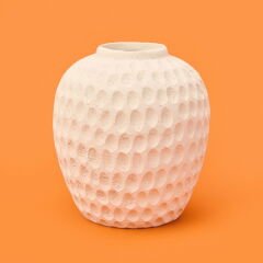 Deco Hermosa Vazo - Bej - 21 cm