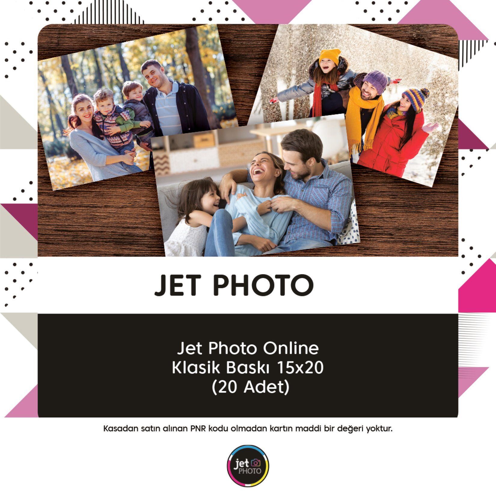 Jet Photo Onlıne Klasık Baskı 15X20 (20 Adet)