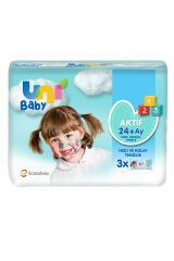 Uni Baby Simple Clean Islak Havlu 52x3'lü