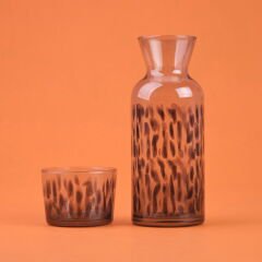 Calista Bardaklı Sürahi Seti - Siyah - 700 ml