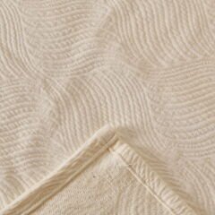 Soft Velinora Çift Kişilik Yatak Örtüsü Seti - Krem - 220x240 cm