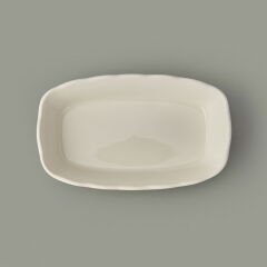 Porselen Fırın Kabı - Krem - 27x17 cm