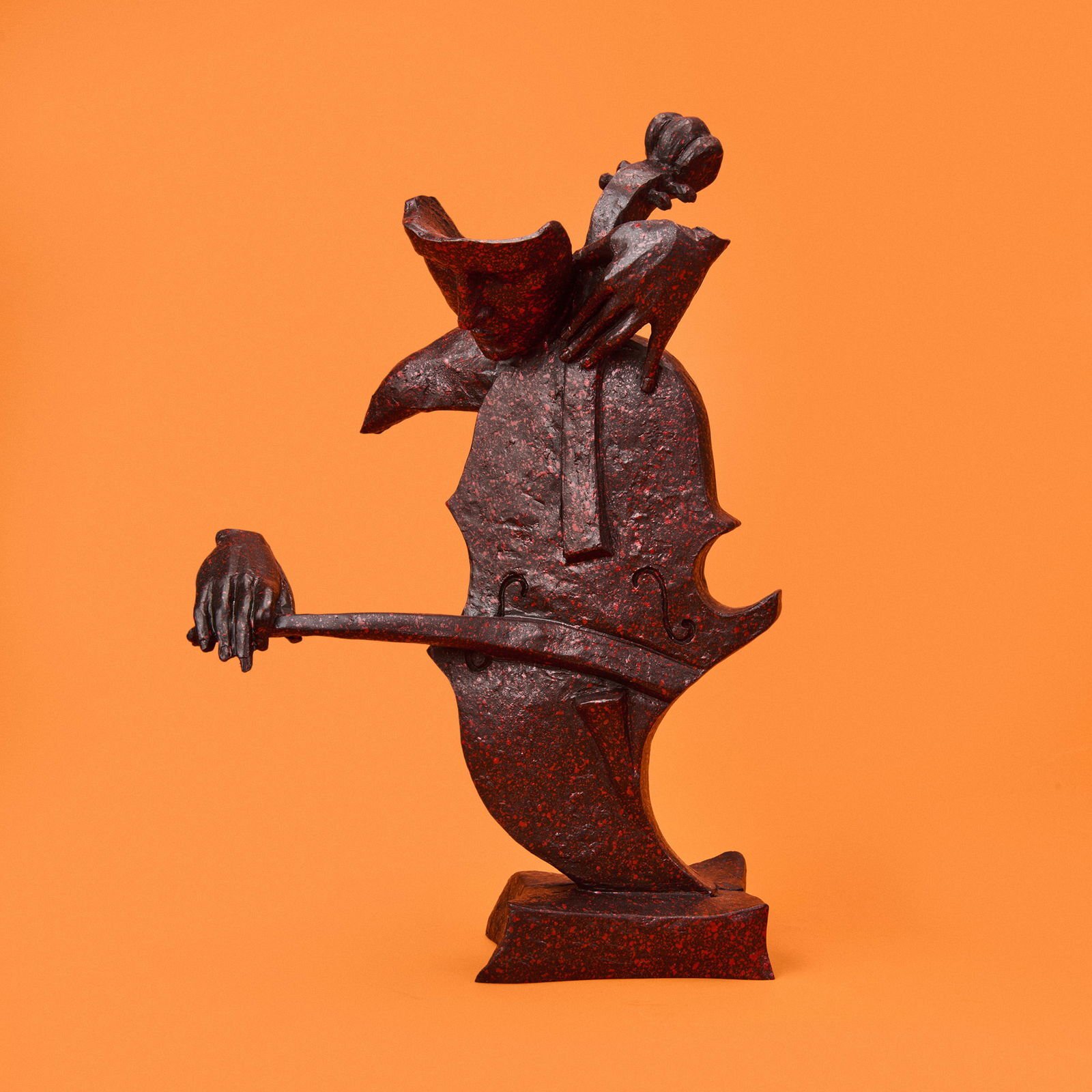 Deco Violoncelista Dekor - Gümüş - 32 cm