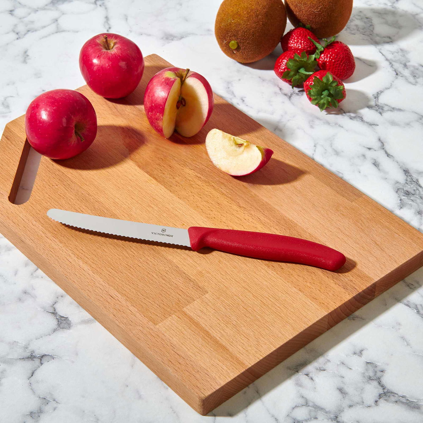 6.7831 Domates ve Sosis Bıçağı - Kırmızı - 11 cm