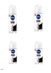 82240 NIVEA BLACK  WHITE CLEAR ROLL-ON  4 ADET