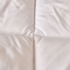 Soft Çift Kişilik Microfiber Yorgan - Beyaz - 195x215 cm