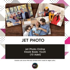 Jet Photo Onlıne Klasık Baskı 15X20 (10 Adet)