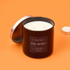 Prive Fig Spirit Kokulu Mum - Siyah - 480 gr