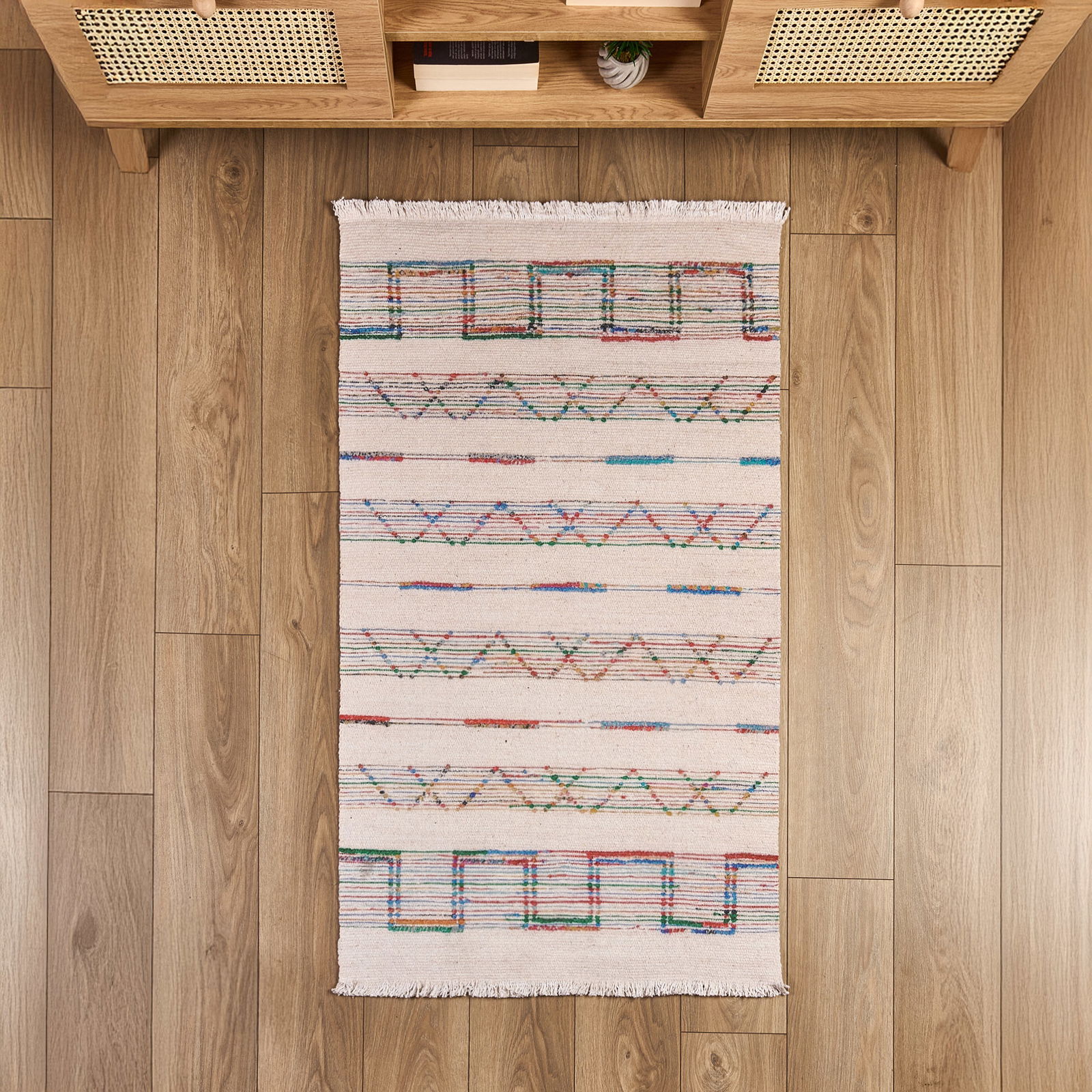 Soft Kingstone Kilim - Renkli - 80x150 cm