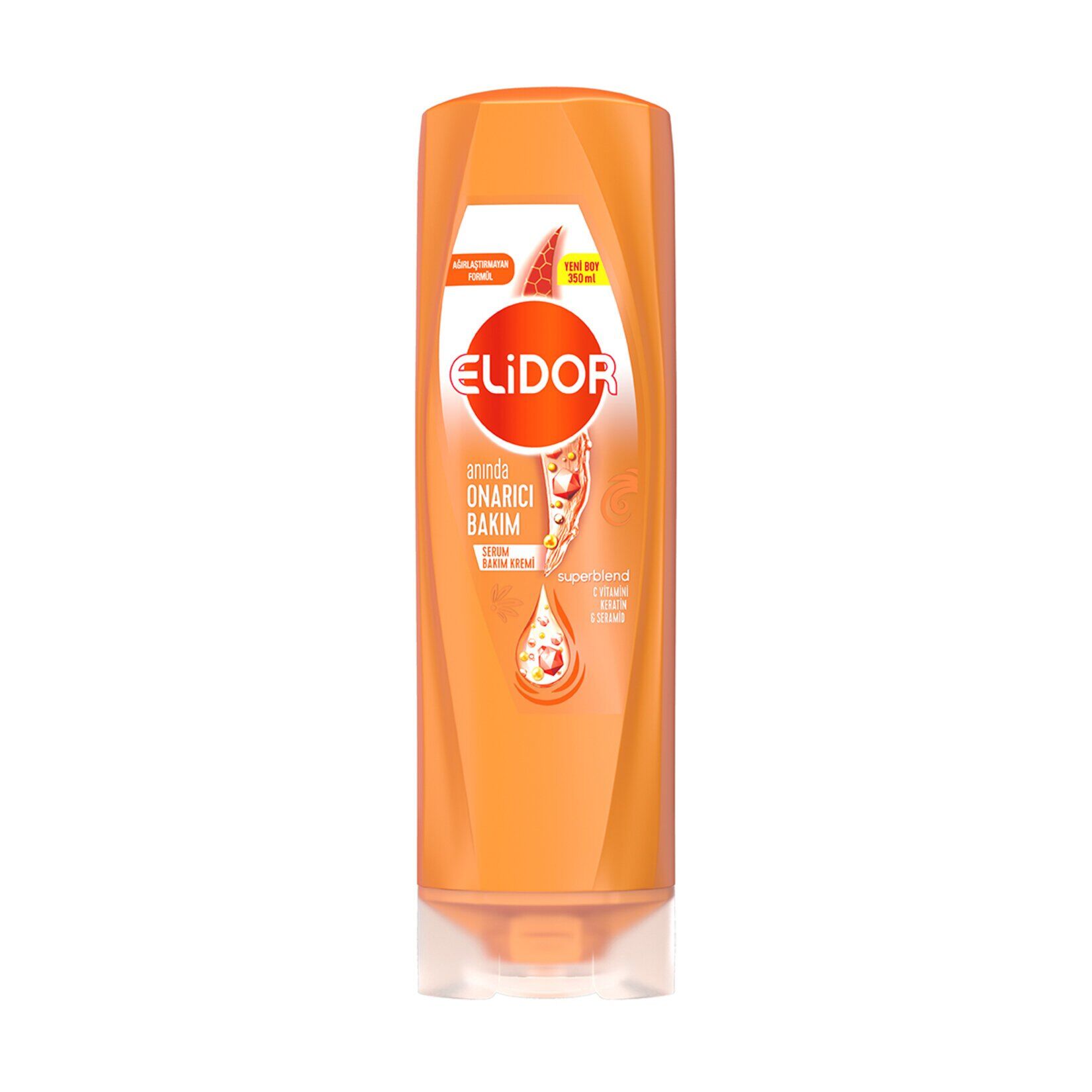 Elidor Superblend Serum Saç Bakım Kremi Anında Onarıcı Bakım C Vitamini Keratin  Seramid 350 ml