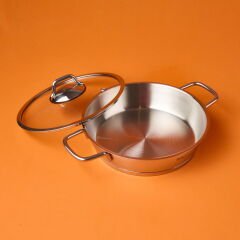 Teos Çelik Sahan - Inox - 20 cm