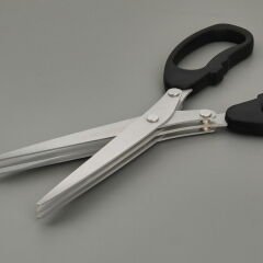 Mutfak Makası - Siyah / Gri - 19 cm