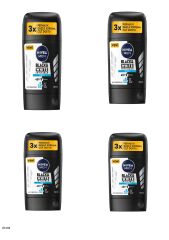 83168 NIVEA MEN BLACK  WHITE FRESH STICK  4 ADET