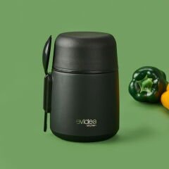 Kitchen Yemek Termosu - Siyah - 500 ml