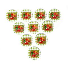 10'lu Kavanoz Kapağı - 8,2 cm - Asorti