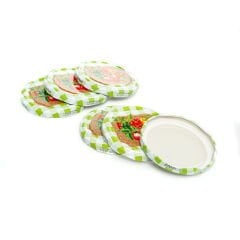 10'lu Kavanoz Kapağı - 8,2 cm - Asorti