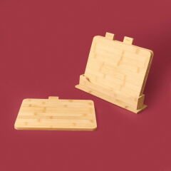 Piero 3'lü Stantlı Kesme Tahtası - Açık Kahverengi - 27 cm