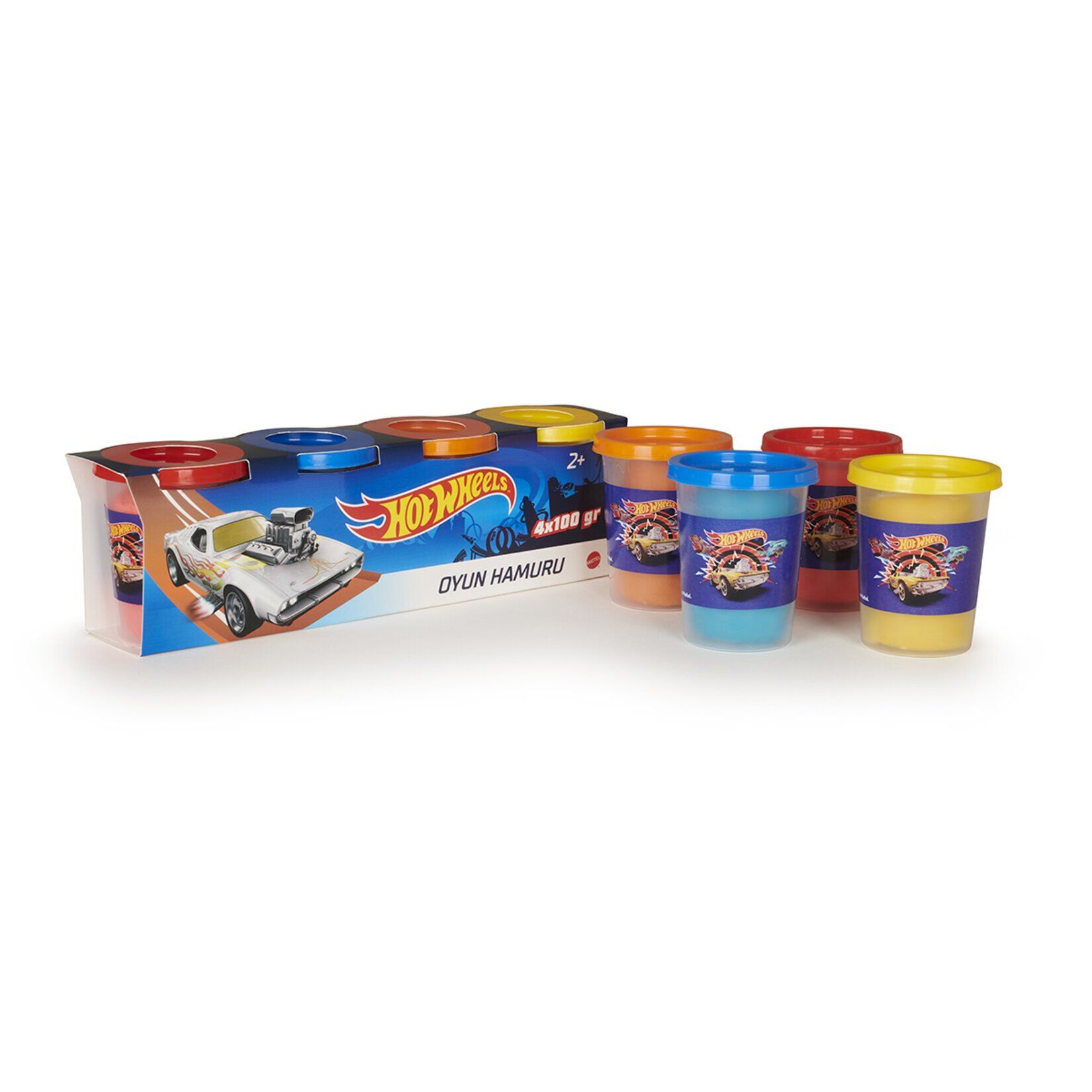 Hot Wheels Oyun Hamuru 4x100 G