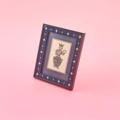 Deco İnstrumentistas Çerçeve - Lacivert / Beyaz - 15x21 cm