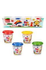 Crafy 4 Lü Oyun Hamuru 4x140 G