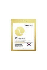 Dermal 3 Katmanlı Altın Gold Flash Foil Göz Altı Torbalarına Karşı Kağıt Göz Maskesi 4 gr