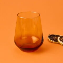 New Iconic 4'lü Su Bardağı Seti - Amber - 425 ml