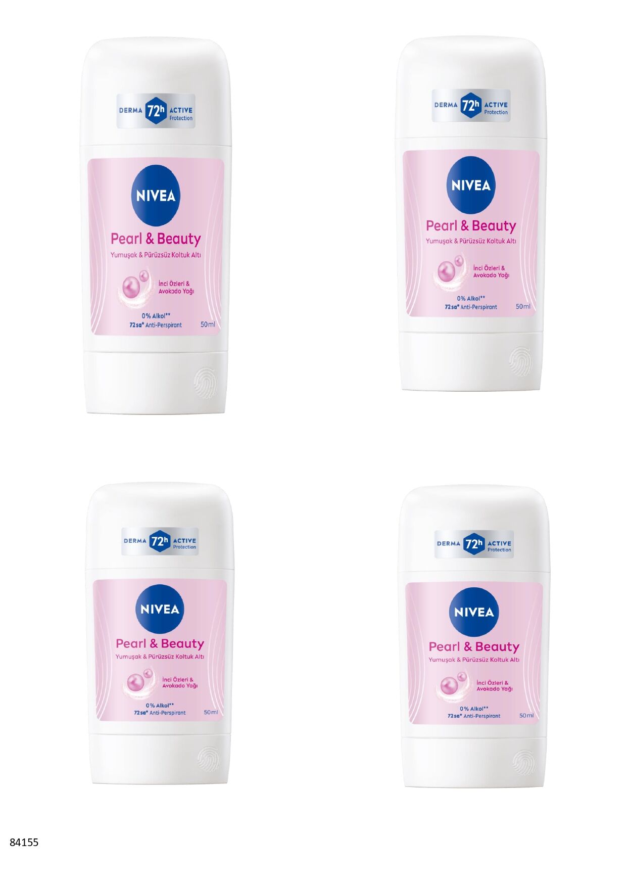 84155 NIVEA PEARL  BEAUTY STICK  4 ADET