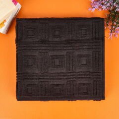 Soft Kybele Yüz Havlusu - Siyah - 45x65 cm