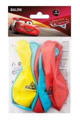 The Cars Poşet İçi 6'Lı Balon (4 Renk Baskılı)