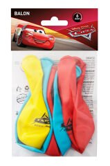 The Cars Poşet İçi 6'Lı Balon (4 Renk Baskılı)
