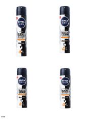 85388 NIVEA MEN BLACK  WHITE INVISIBLE GÜÇLÜ ETKİ SPREY  4 ADET