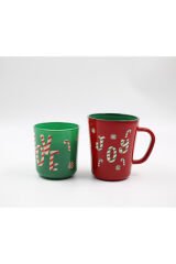 Rakle Christmas Joy Hediye 2'li Kupa Mum Seti 360 cc