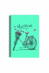 Art Style Defter A4 80 Yaprak Kareli PP Kapak Spiralli