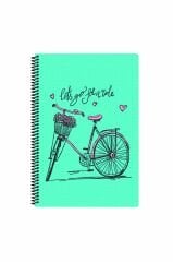 Art Style Defter A4 80 Yaprak Kareli PP Kapak Spiralli