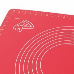 Ölçülü Hamur Matı - Kırmızı - 40x46 cm