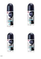 85970 NIVEA MEN BLACK  WHITE FRESH ROLL-ON  4 ADET