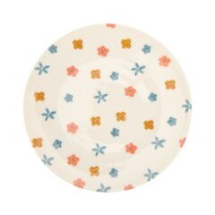 Porselen Mazzo Servis Tabağı - Renkli - 25 cm