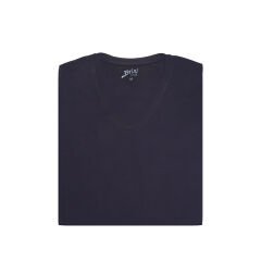 Brix Erkek Elastan V Yaka Tshirt Siyah L