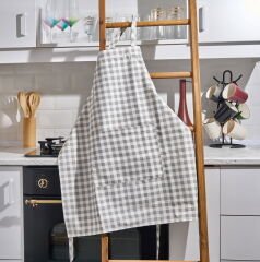 Soft Pötikare Mutfak Önlüğü - Gri - 63x72 cm