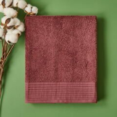 Soft Premium Yüz Havlusu - Bordo - 50x90 cm