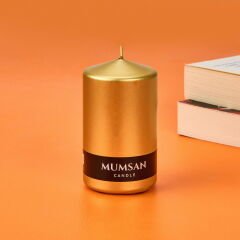 Baton Mum - Metalik Gold - 10x6 cm