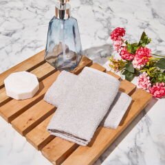 Soft 2'li Havlu Set - Gri