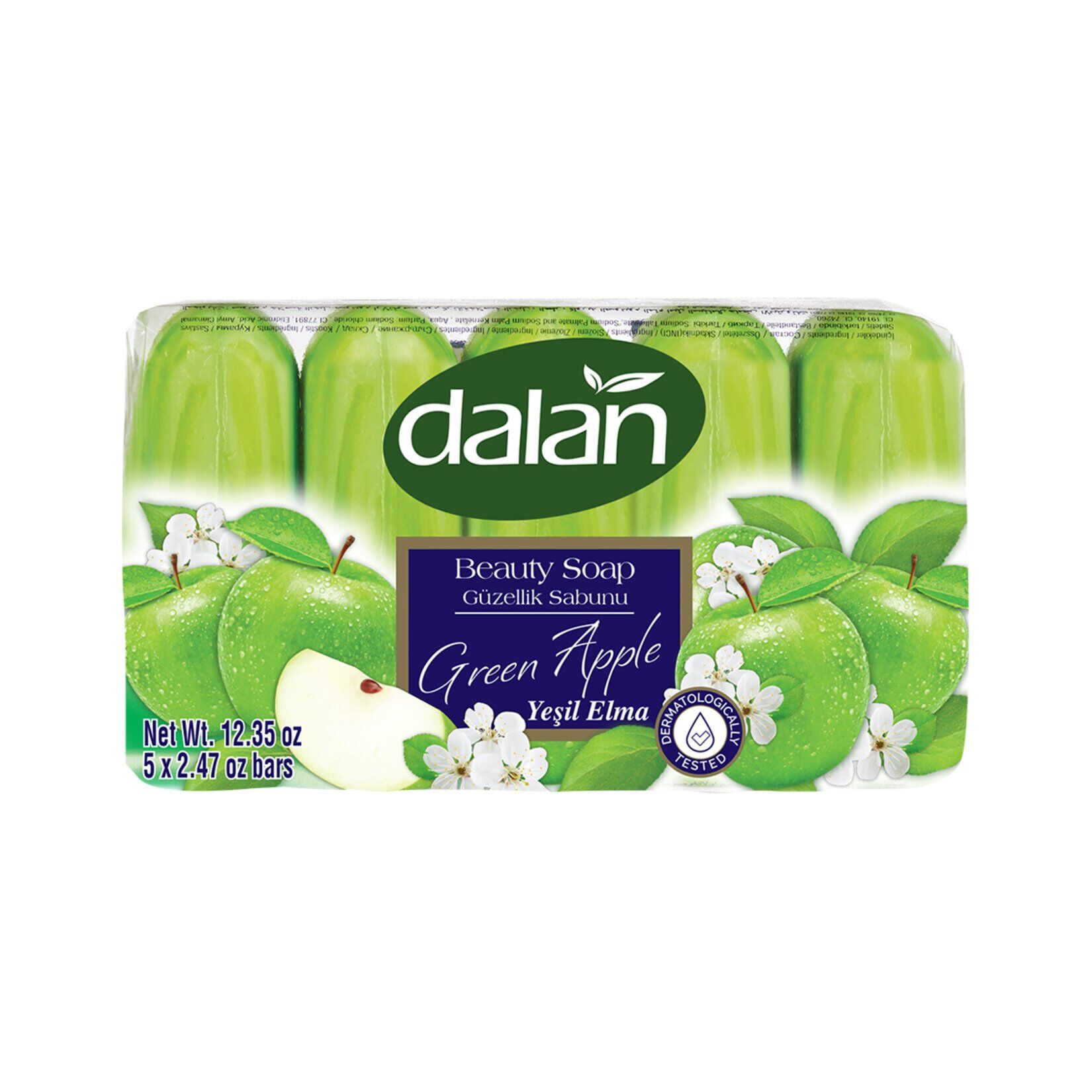 Dalan Yeşil Elma Güzellik Sabunu 5x70 G