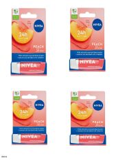 85031 NIVEA Şeftali Dudak Bakım Kremi  4 ADET