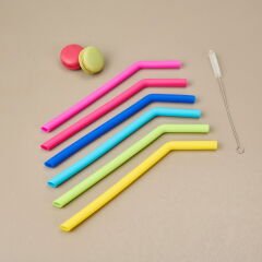 Silikon 6'lı Pipet Seti - Renkli